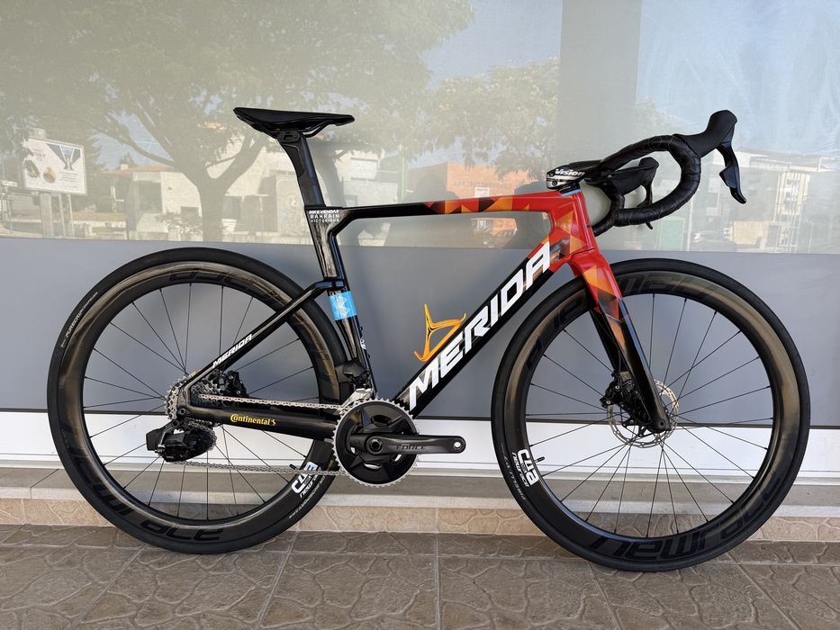 Bicicleta merida reacto - muito bem equipada