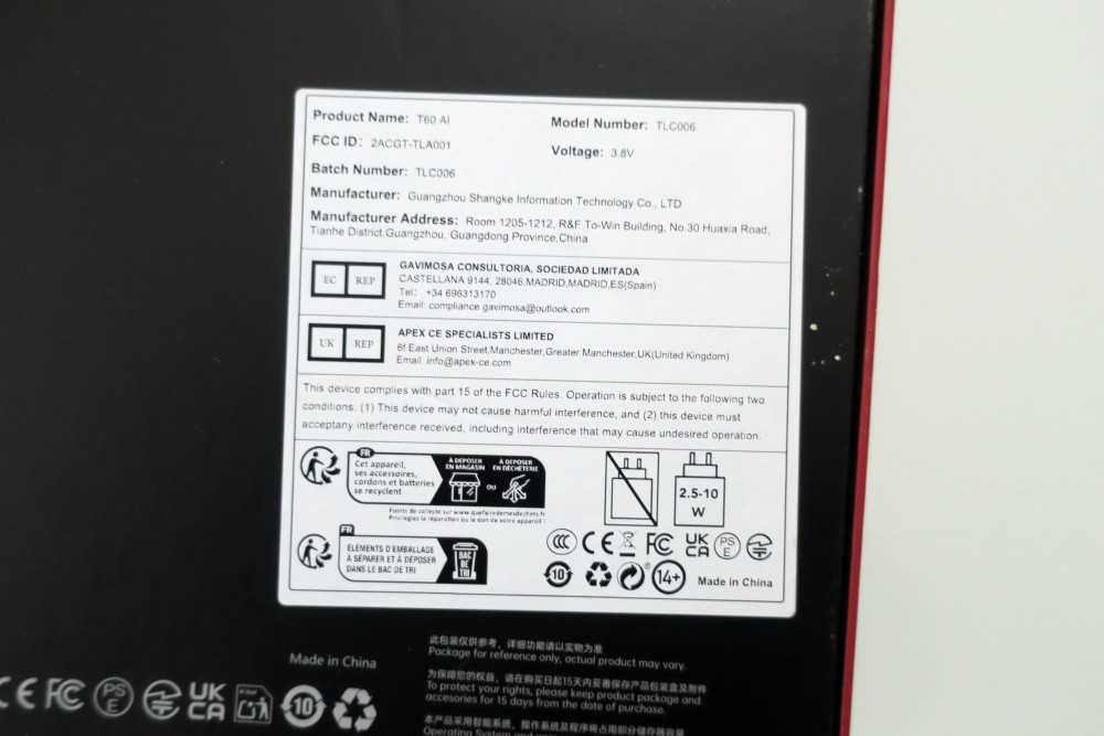 Tablet 12" Telecast T60 AI ze sztuczną intyligencją.