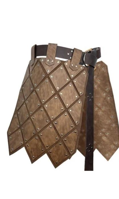 Skórzana osłona bioder / pasa – zbroja średniowieczna, LARP, cosplay