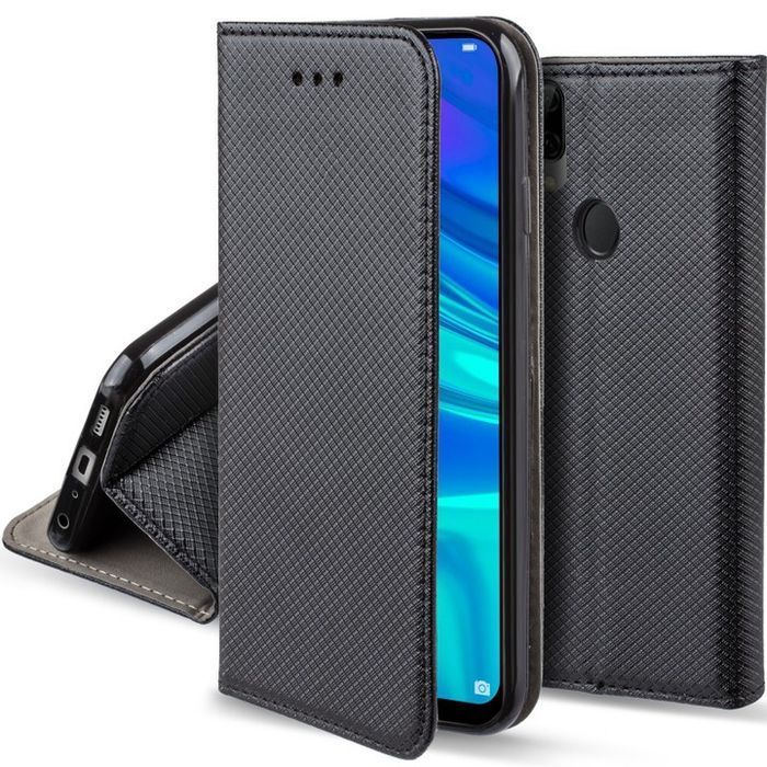 Etui Z Klapką Do Motorola Moto E6 Plus Czarny