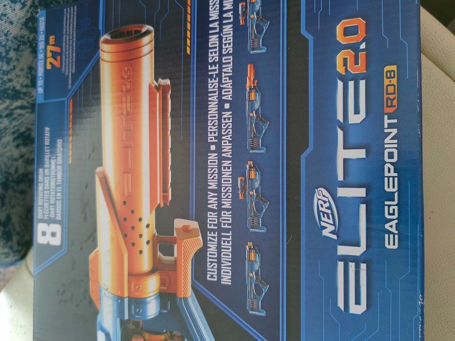Nerf Elite 2.0 Eaglepoint RD-8 Hasbro com caixa