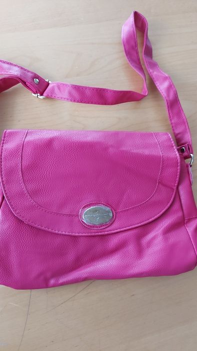 Torebka na ramię rozowa Nathalie Andersen