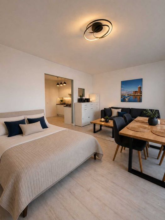 Apartament Okno na Bałtyk z widokiem na morze i zachody słońca/balkon/blisko plaży/