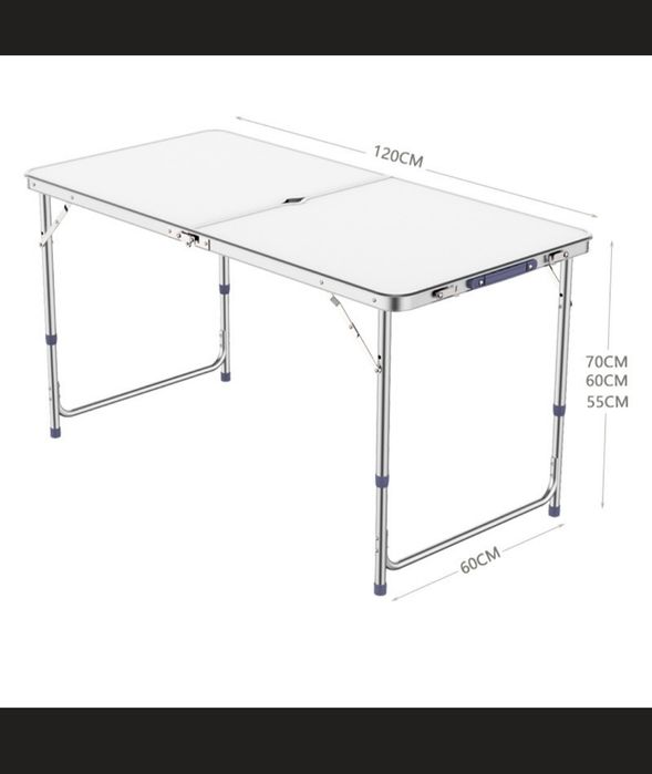 Комплект туристический раскладной стол для пикника и 4 стула в чемодан