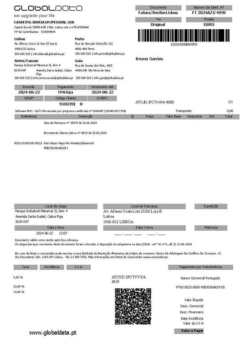 Rato Gaming Razer Naga Pro SEMINOVO - GARANTIA