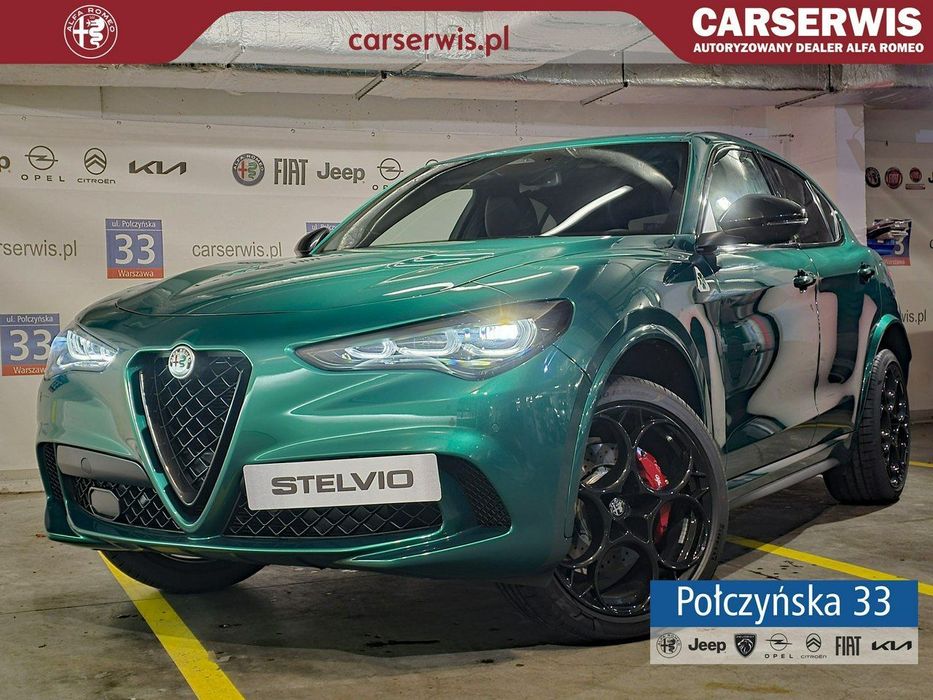 Alfa Romeo Stelvio Quadrifoglio 2.9 V6 520 KM AT8 Q4|Techno, Akrapovic, Szklany dach
