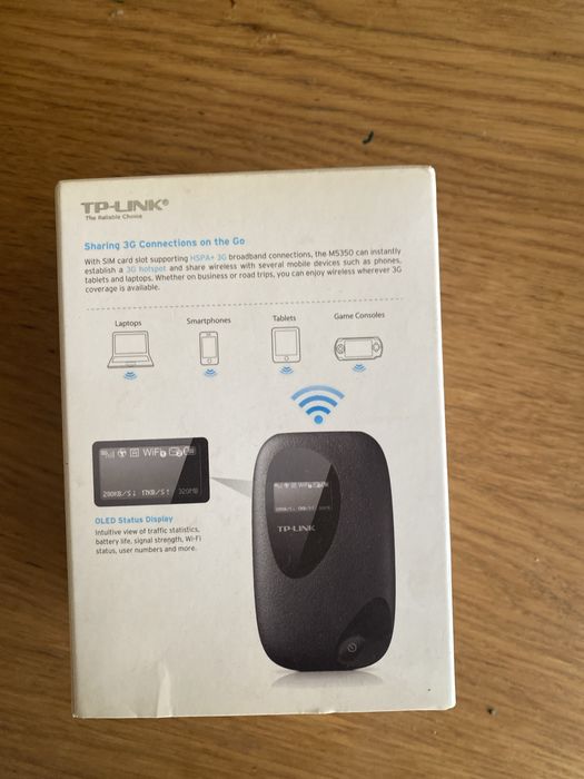 Hotspot Móvel Wi-Fi 3G da TP-Link (Modelo M5350).