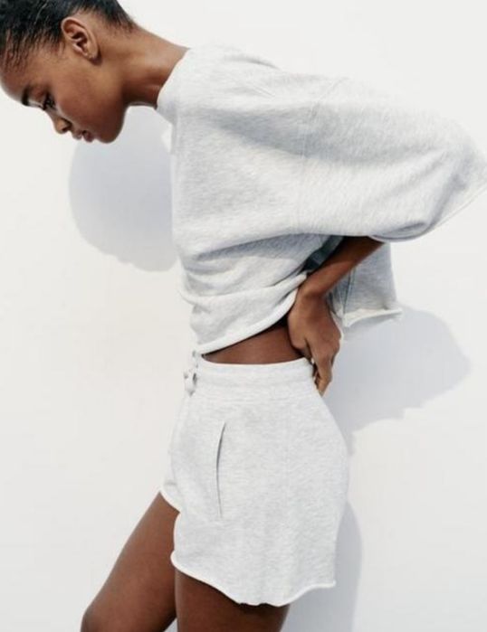 Костюм шорти та топ футболка zara