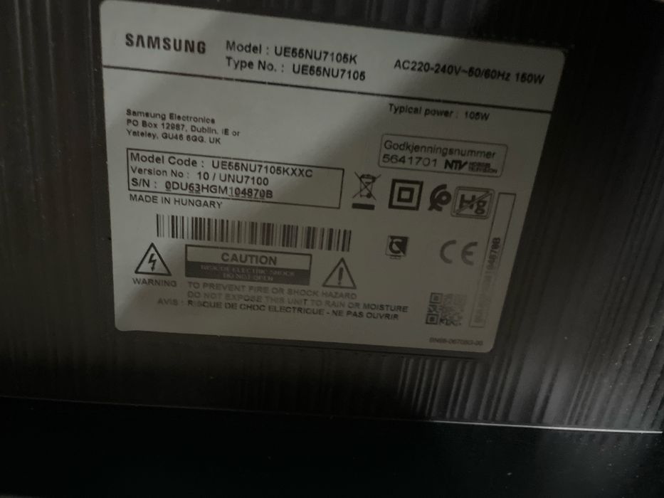 Smart TV Samsung 4K 55