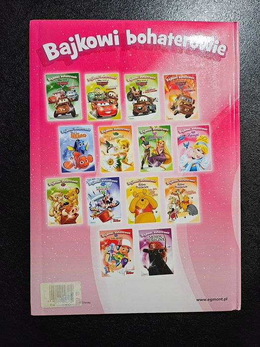 Książka Kopciuszek Disney Księżniczki Bajkowi bohaterowie Egmont