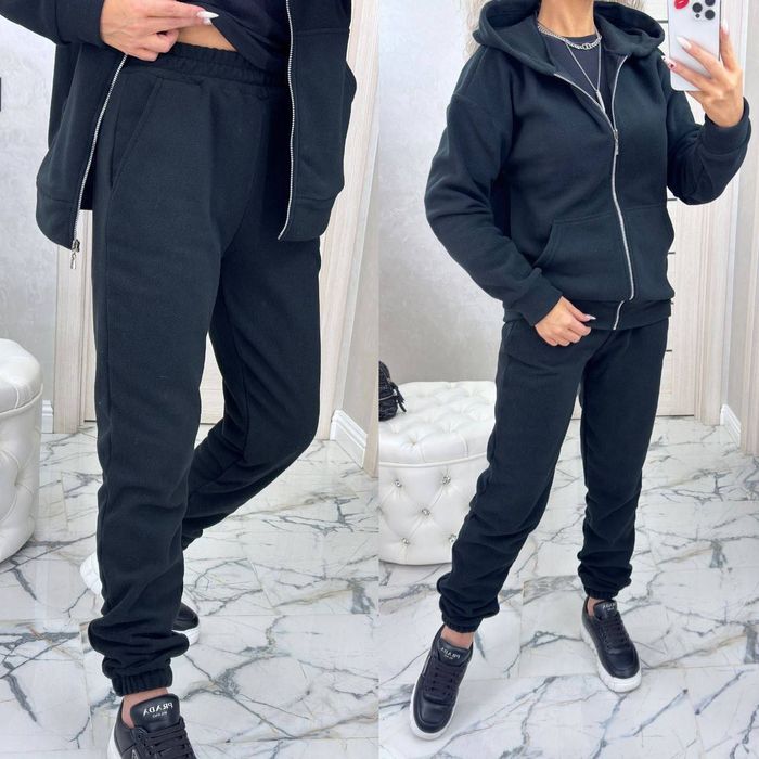 Теплий  Жіночий спортивний Костюм з двостороннього флісу Полар