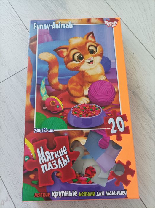 Продам пазлы с большим деталями