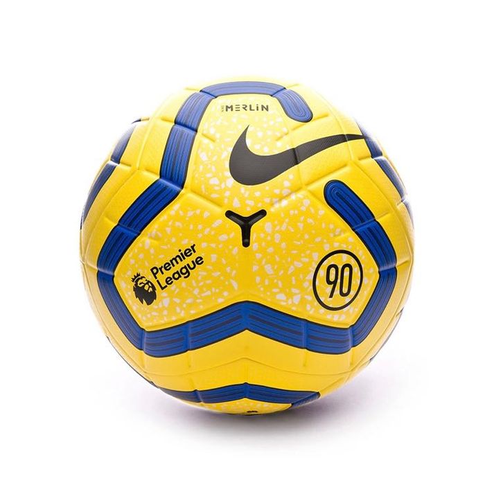 Bola oficial Premier League 2019 Nike Merlin Total 90 Edição Especial