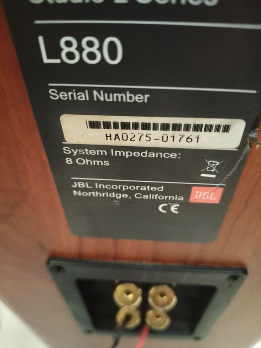 Kolumny JBL L880
