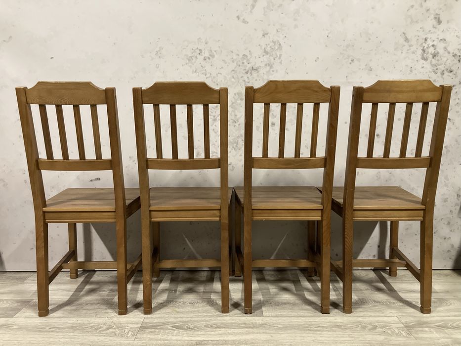 4 sosnowe krzesła Jokk