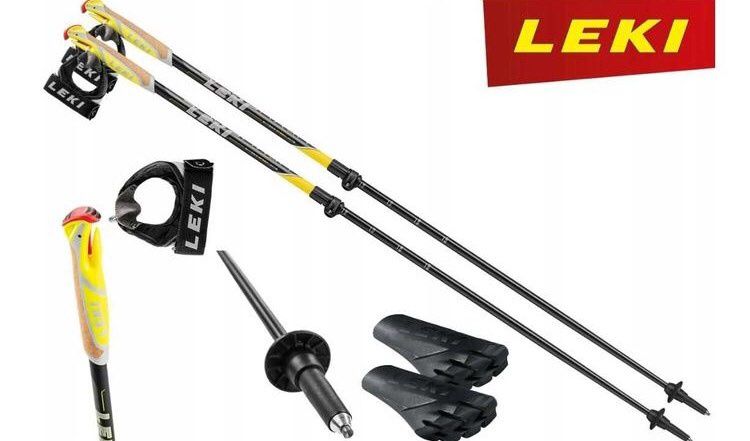 Kije Kijki Nordic Walking Trekking LEKI SPIN SHARK 100-130cm 210g