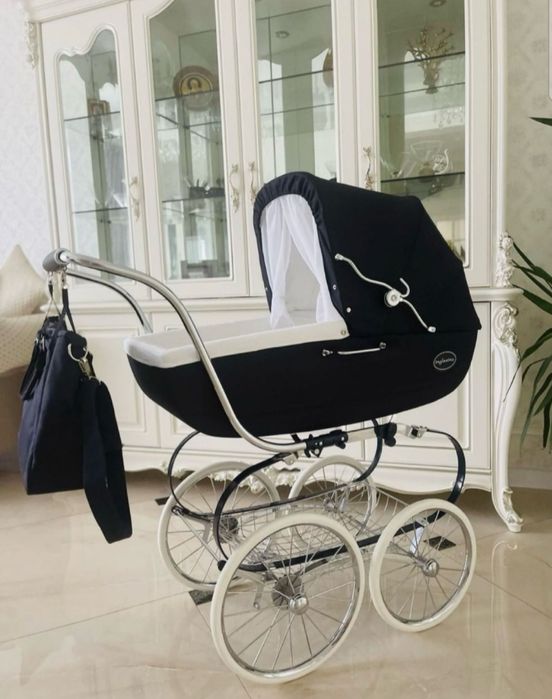 Wózek dziecięcy granatowy