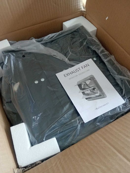 Exaustor/Ventoinha Extração 10" (25cm)–Mod. S-101–Controlo Velocidade