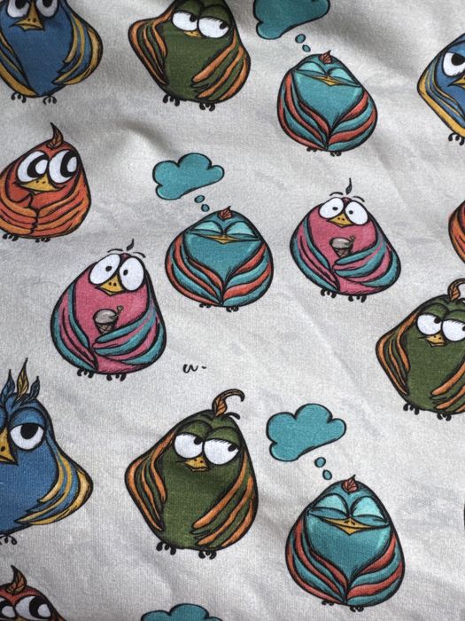 Dresówka pętelka, ptaki