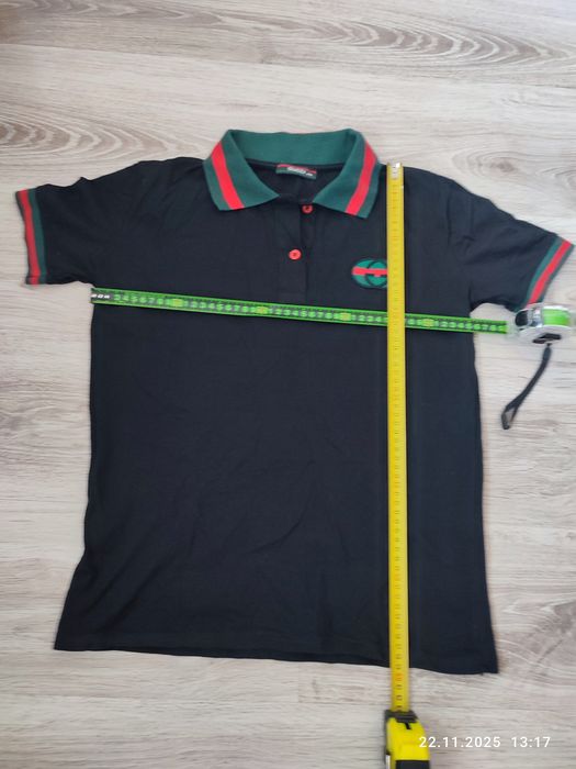 Koszulka polo Gucci fajny materiał guziki gucci