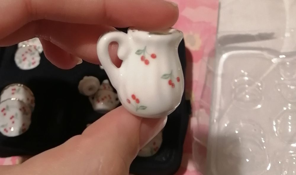 Кукольная посуда набор 1:12, для кукольного домика миниатюра ляльковий