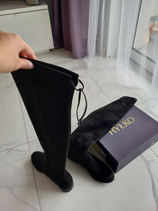 Czarne kozaki Ryłko 39