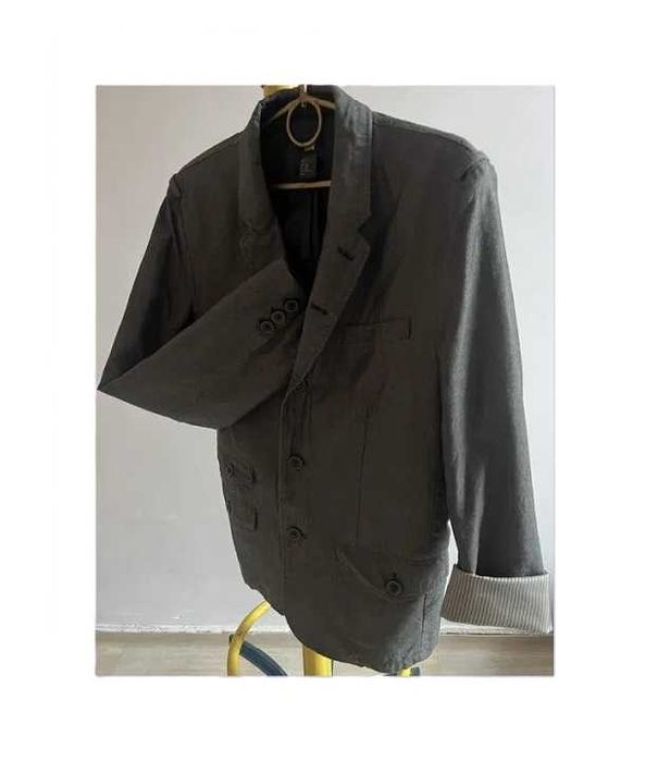 Marynarka H&M szara grafitowa EUR 48 uniwersalna bawełniana