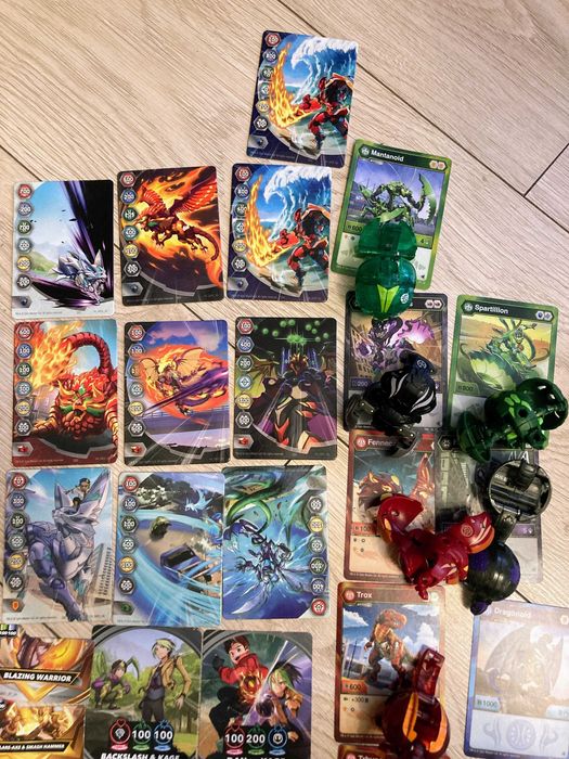 Bakugan figurki zestaw