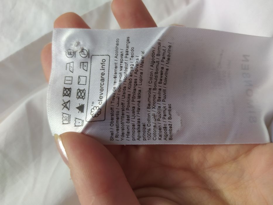 Biała koszula 100% bawełna Karen by Simonsen rozm. 38 klasyczna