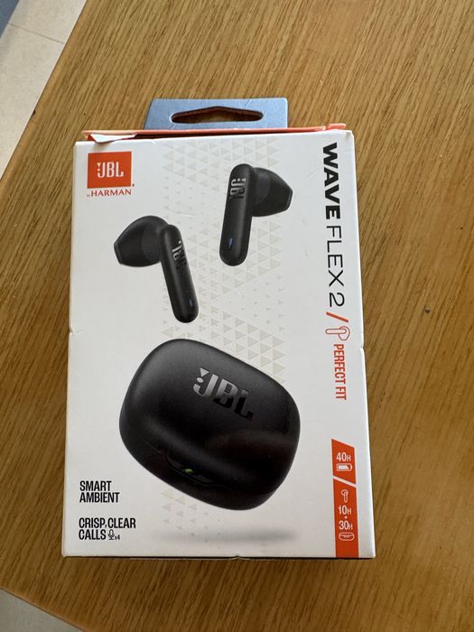 Auriculares sem fios JBL wave flex 2