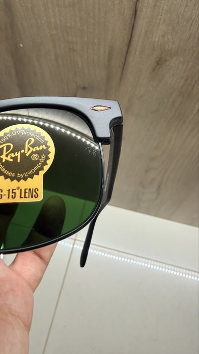 Ray Ban Clubmaster Rb3016 Preto Mate Novos