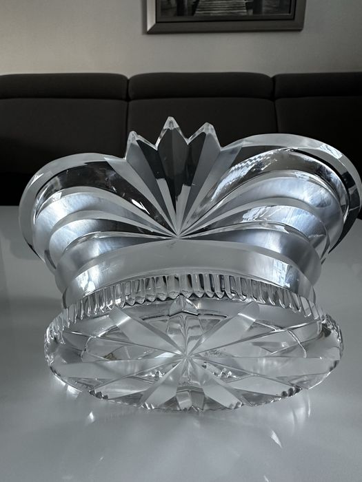 Duża patera żardiniera huta Niemen?