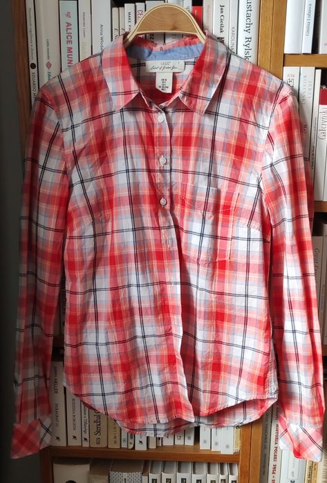 Koszula H&M rozm.36 bawełna, kratka, stan BDB