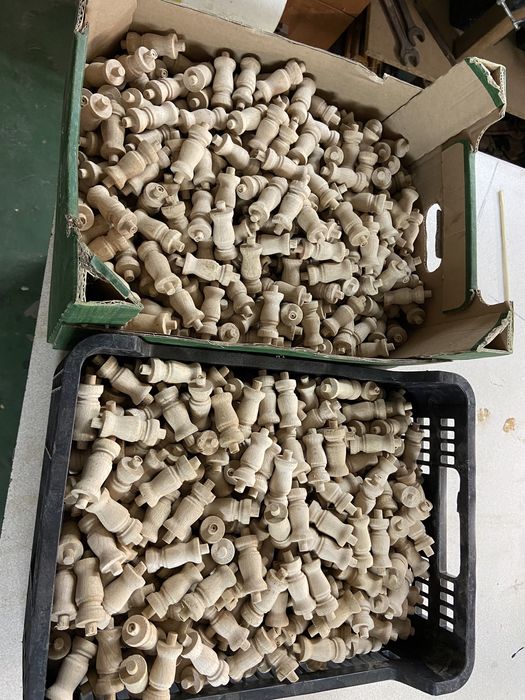 Małe 6 cm tralki drewniane bukowe duża ilość