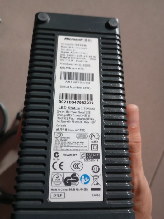 Alimentador Xbox 360