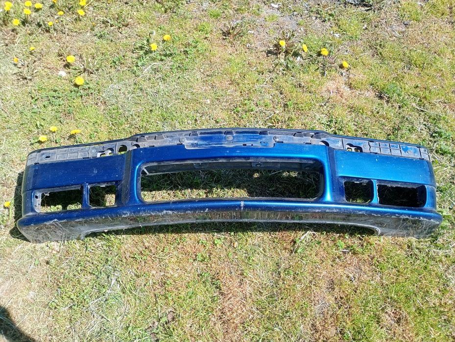 Zderzak przód przedni oryginał listwy M PAKIET M3 BMW E36 Avusblau Met. 276