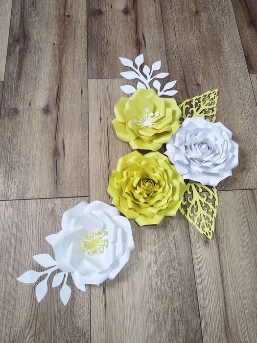 Kwiaty z papieru 3D