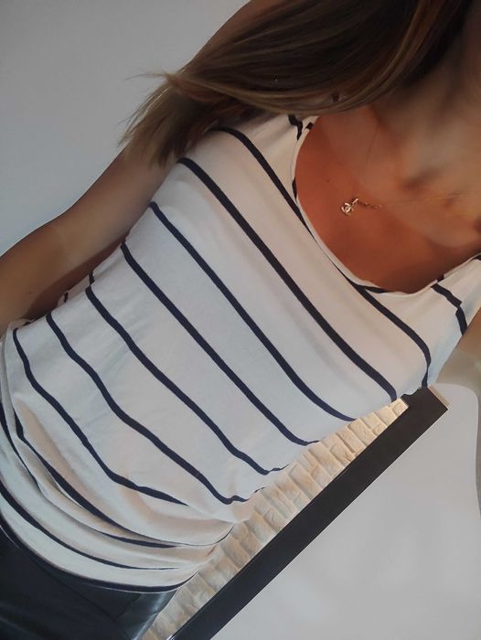 Bluzka paski sport lato