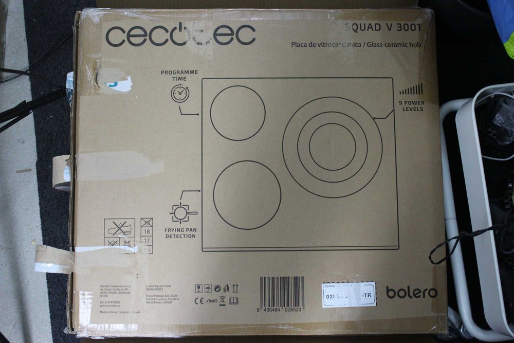 Placa Vitrocerâmica Cecotec Squad V 3100