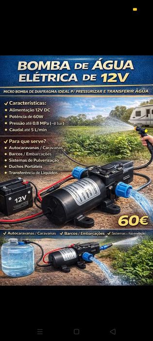 Bomba Água Elétrica 60€. Oportunidades