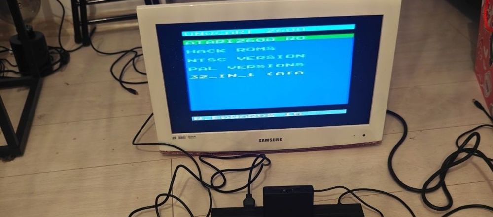 Zmodowane Atari 2600 junior jr duży zestaw