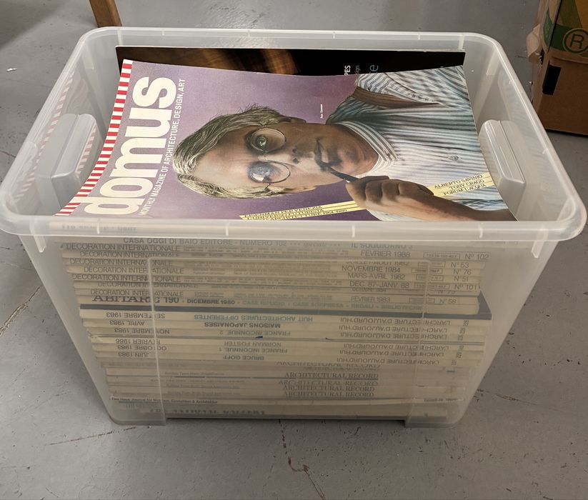 Lote de Revistas Vintage de Arquitetura e Design (Anos 80)