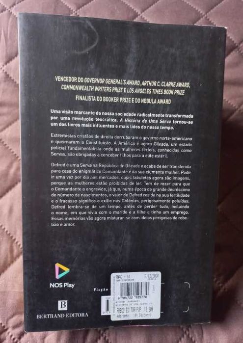 A História de uma Serva - Margaret Atwood