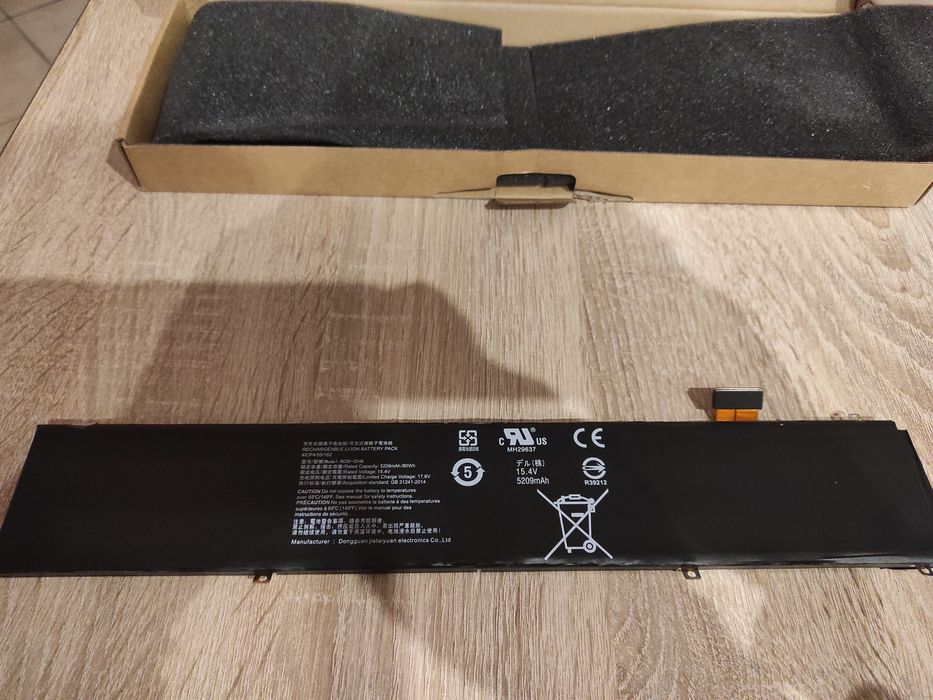Bateria RC30-0248 do Razer Blade 15 Advanced / Studio (80Wh, 15.4V, 5209mAh)