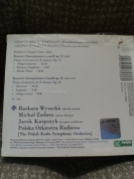 Chopin bez fortepianu (przedstawienie teatralne ),Plyta cd