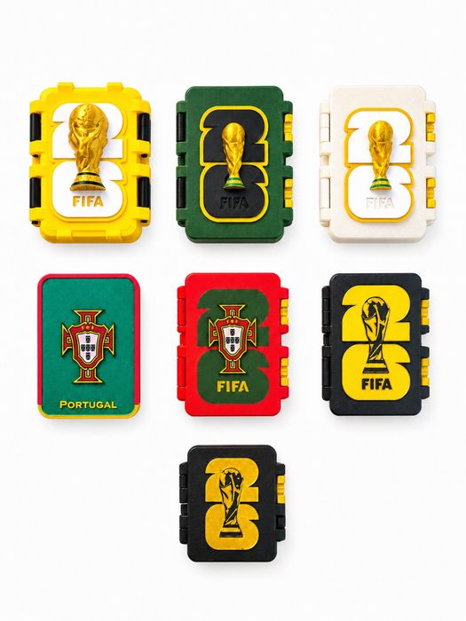 Caixa Cromos do Mundial 2026 -  Seleção Portuguesa - Modelos Exclusivos