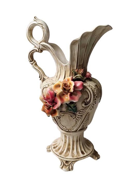 Ceramiczny Stylowa Dzban z Różami