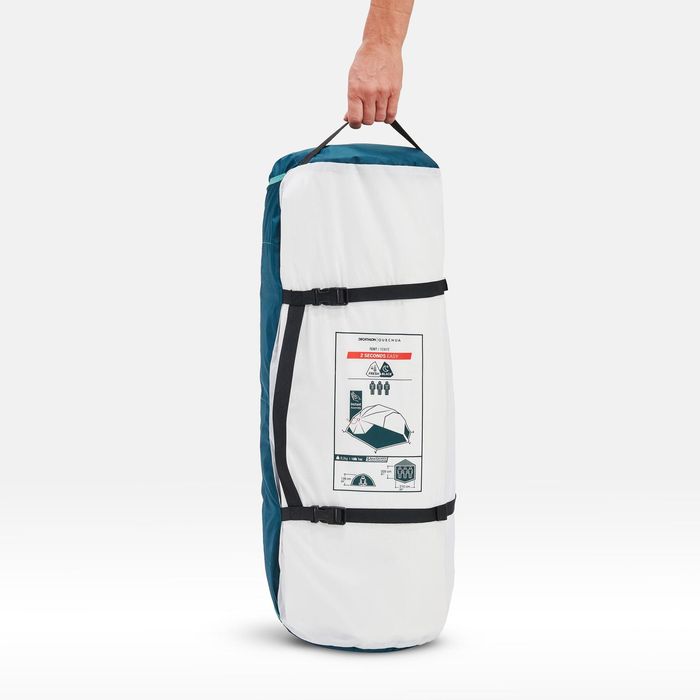 Tenda de campismo instantânea 3 lugares, 2 Seconds easy Fresh & Black