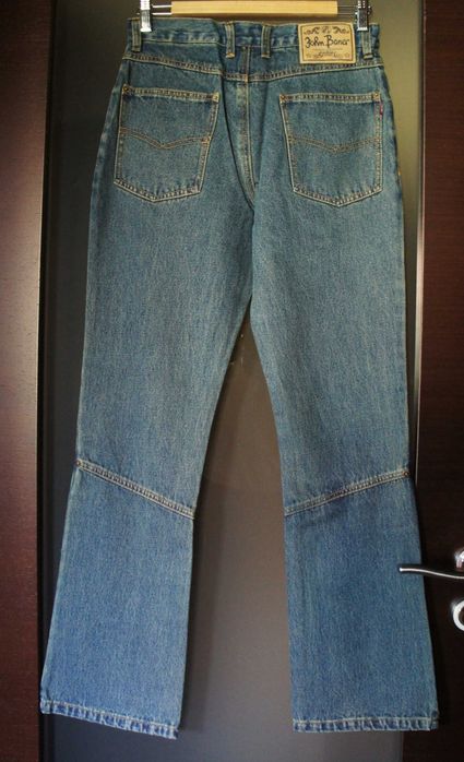 męskie spodnie dżinsowe jeans S / 44 /W27 dżinsy bootcut dzwony ½ ceny