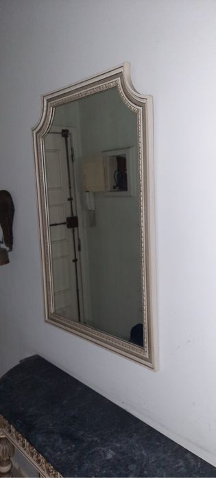 Credência vintage conjunto com espelho